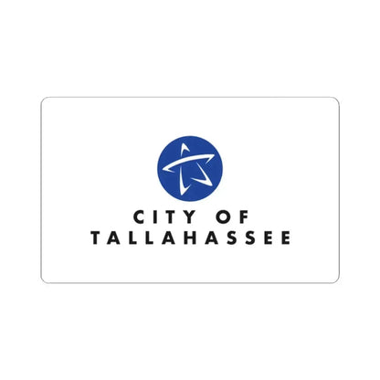 Flag of Tallahassee Florida 2020 (United States) STICKER Vinyl Kiss-Cut Decal 2 Inch White - The Sticker Space