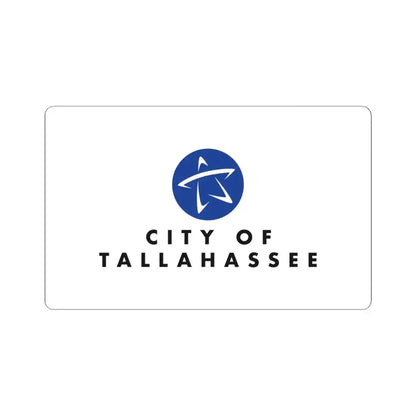 Flag of Tallahassee Florida 2020 (United States) STICKER Vinyl Kiss-Cut Decal 6 Inch White - The Sticker Space