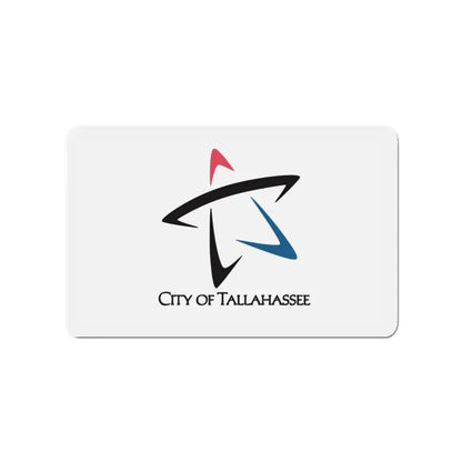 Flag of Tallahassee Florida - Refrigerator Magnet 3 Inch - The Sticker Space