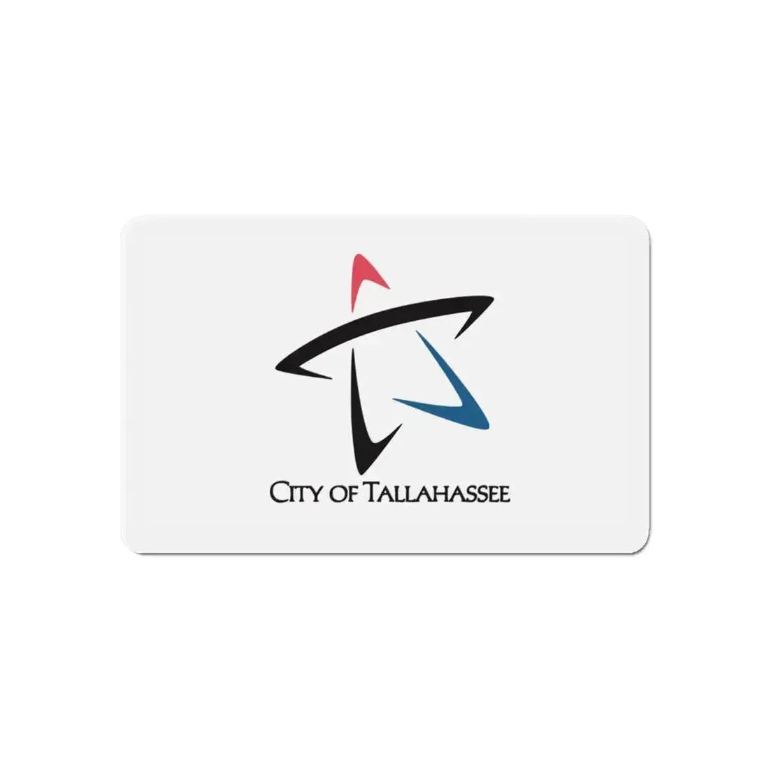 Flag of Tallahassee Florida - Refrigerator Magnet - The Sticker Space