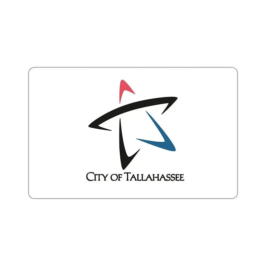 Flag of Tallahassee Florida USA STICKER Vinyl Die-Cut Decal 6 Inch - The Sticker Space
