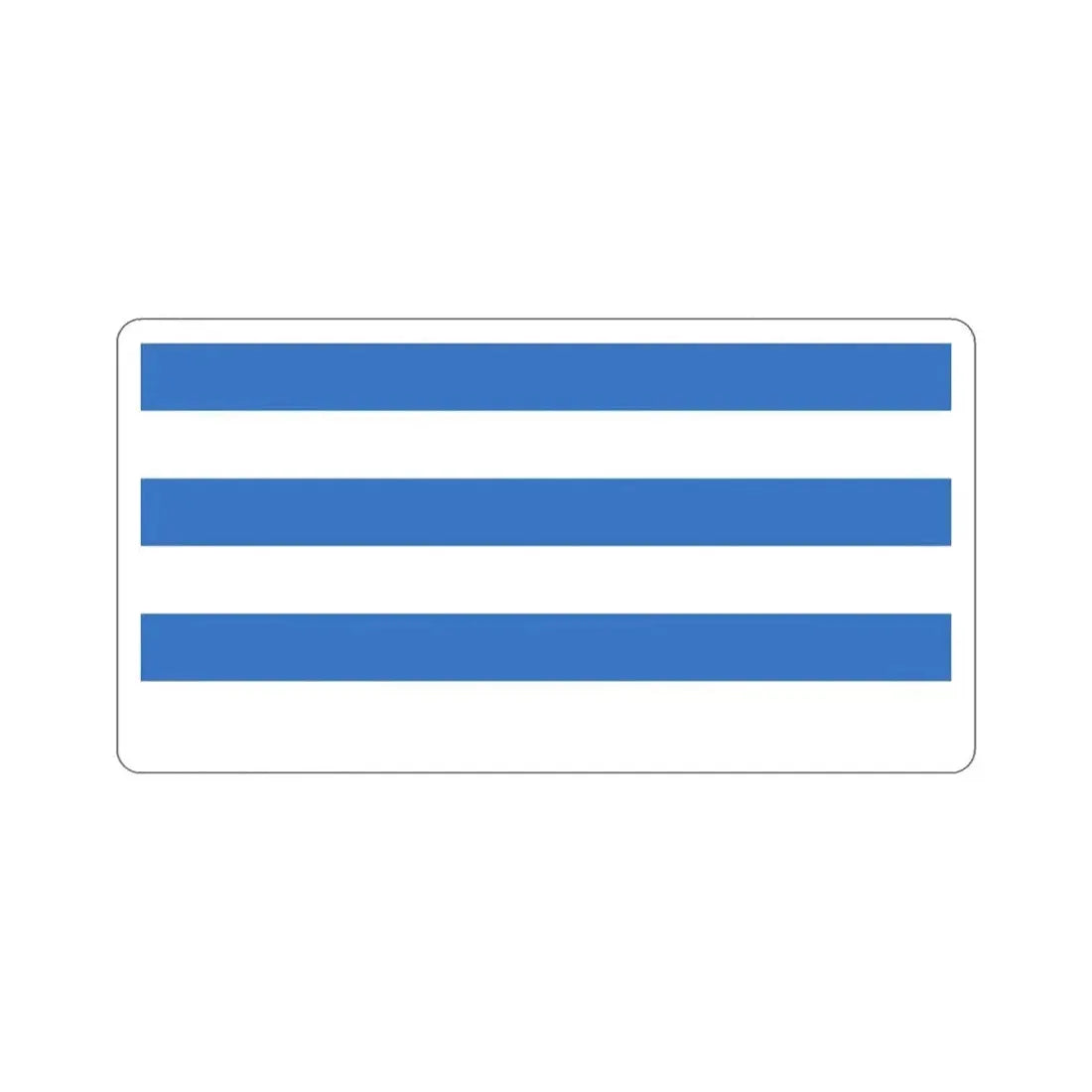 Flag of Tallinn Estonia STICKER Vinyl Die-Cut Decal - The Sticker Space