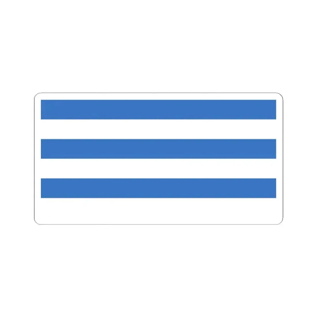 Flag of Tallinn Estonia - STICKER Vinyl Kiss-Cut Decal 2 Inch White - The Sticker Space