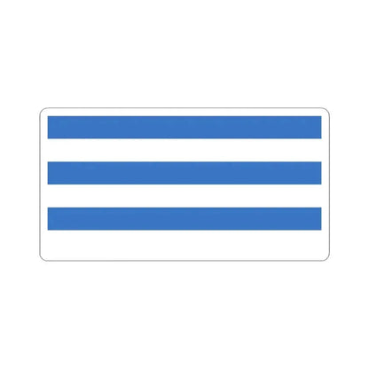 Flag of Tallinn Estonia - STICKER Vinyl Kiss-Cut Decal 3 Inch White - The Sticker Space