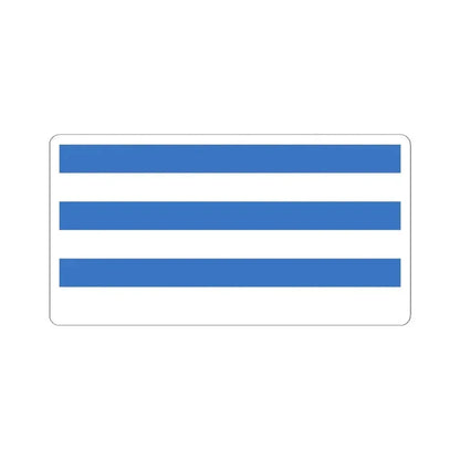 Flag of Tallinn Estonia - STICKER Vinyl Kiss-Cut Decal 4 Inch White - The Sticker Space