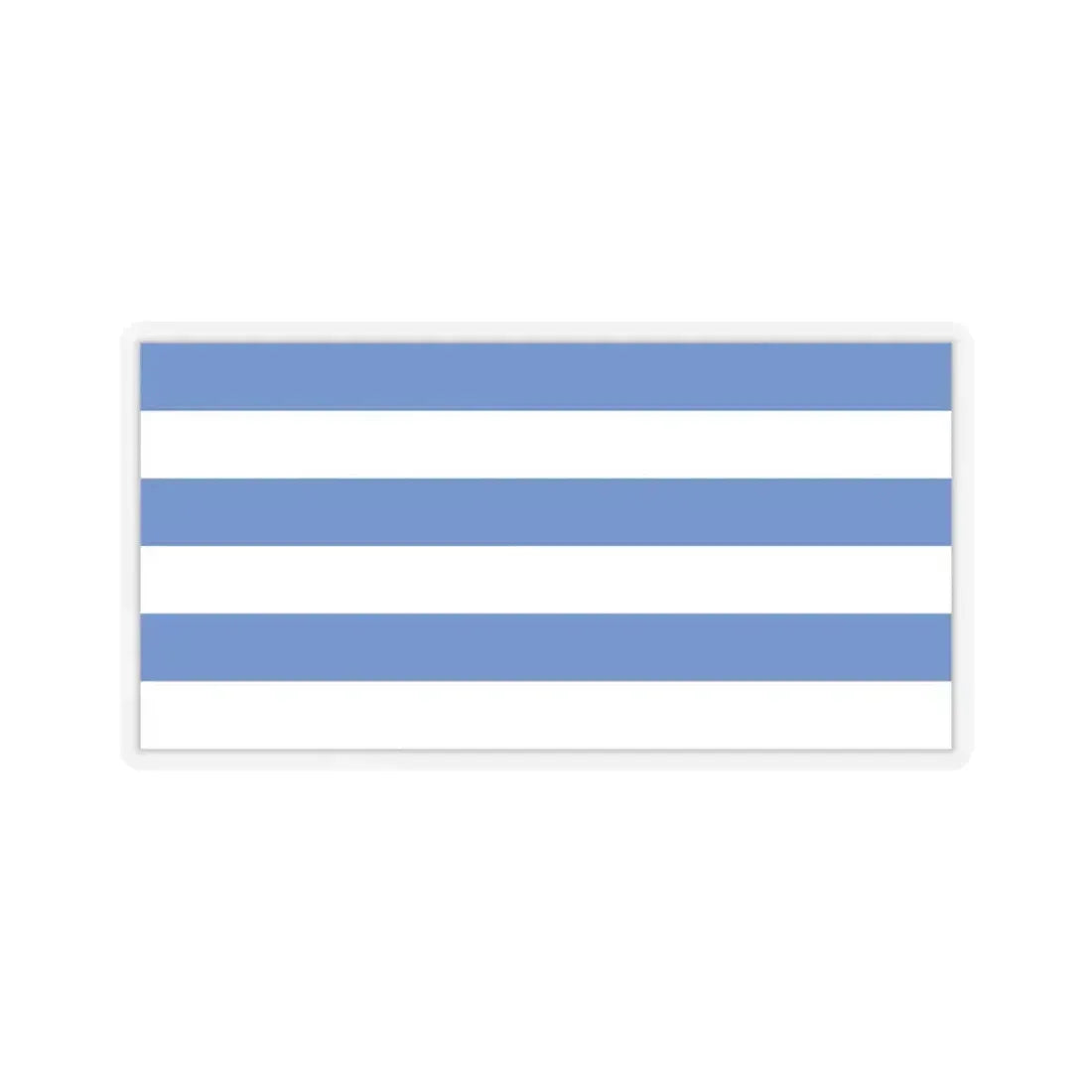 Flag of Tallinn Estonia - STICKER Vinyl Kiss-Cut Decal 6 Inch Transparent - The Sticker Space