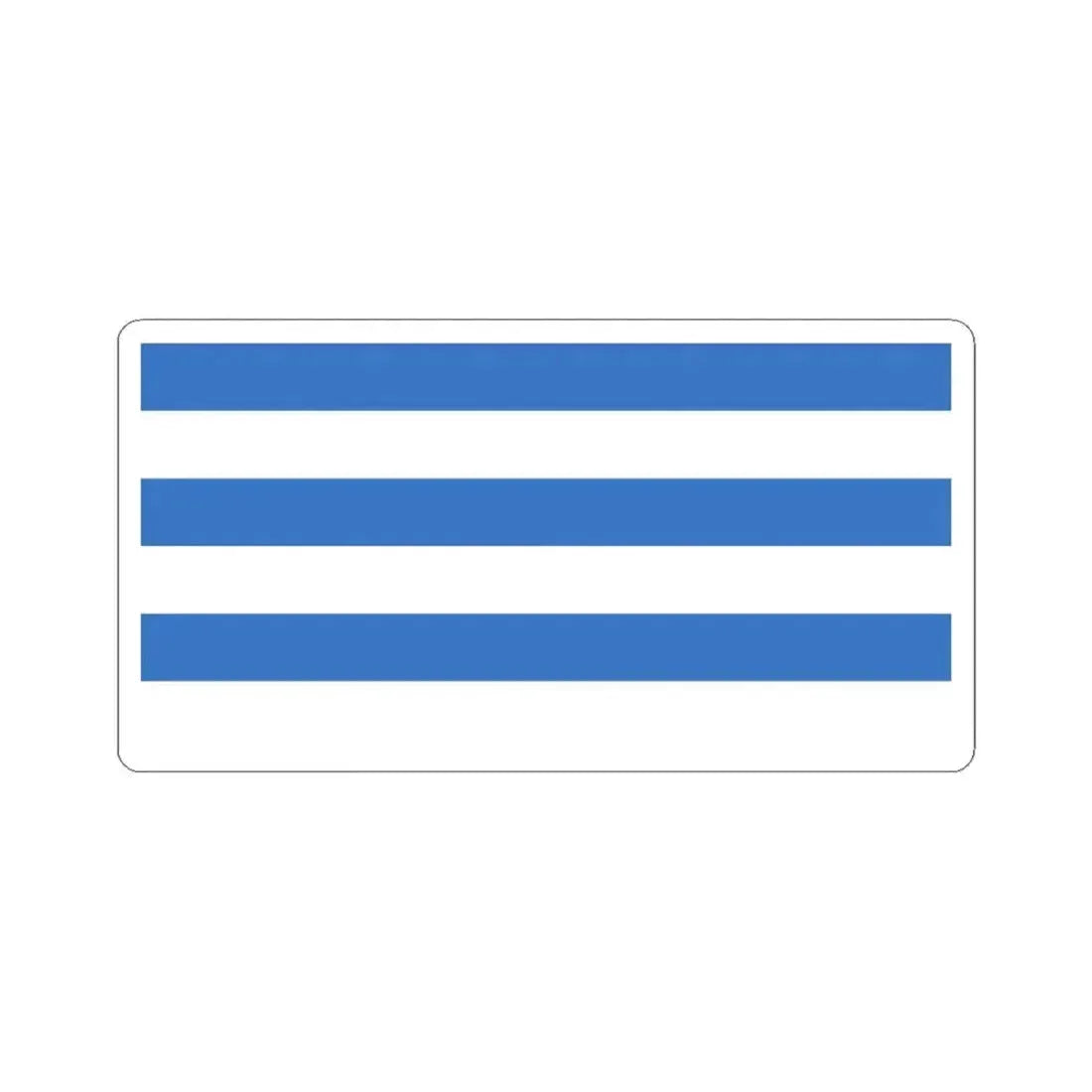 Flag of Tallinn Estonia - STICKER Vinyl Kiss-Cut Decal 6 Inch White - The Sticker Space