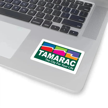 Flag of Tamarac Florida (United States) STICKER Vinyl Kiss-Cut Decal - The Sticker Space
