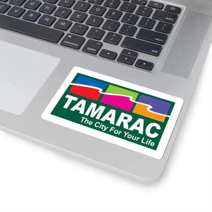 Flag of Tamarac Florida (United States) STICKER Vinyl Kiss-Cut Decal - The Sticker Space