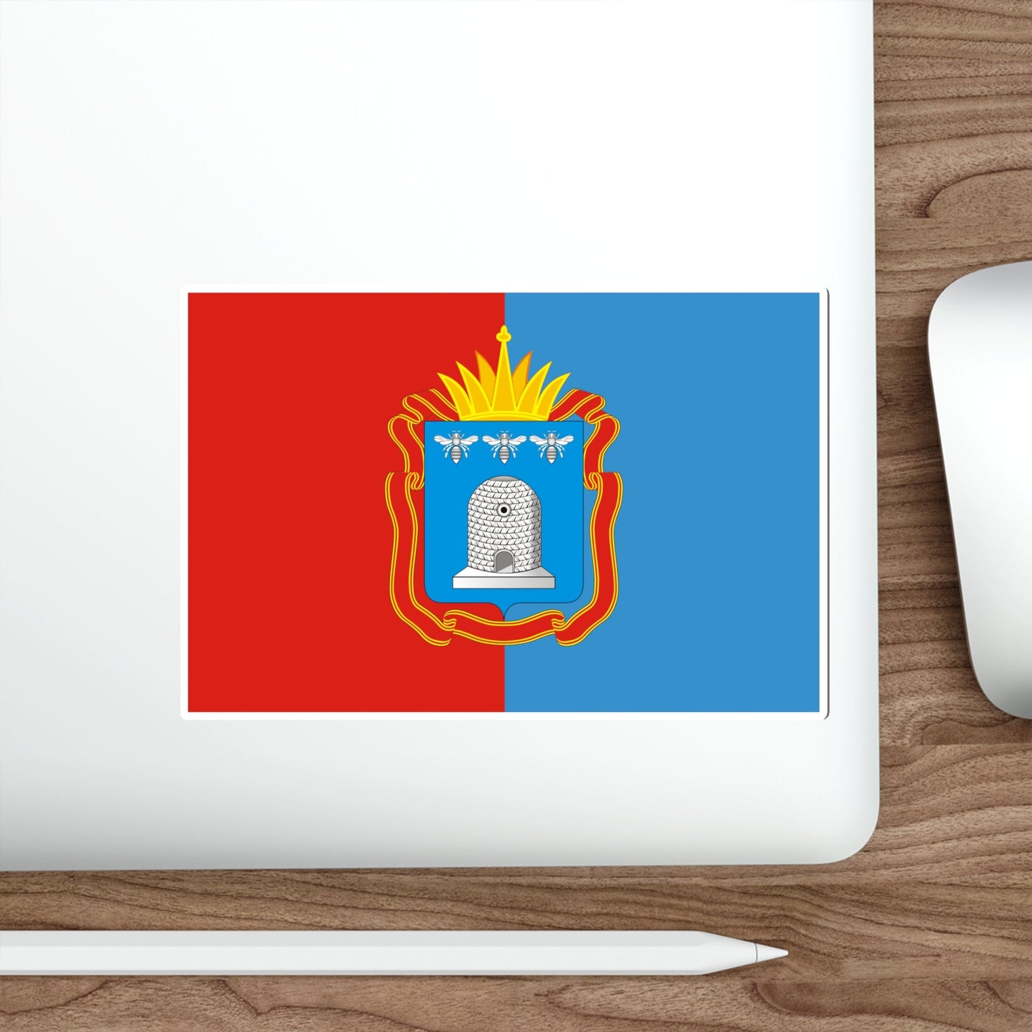 Flag of Tambov Oblast Russia STICKER Vinyl Die-Cut Decal-The Sticker Space