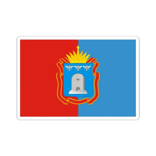 Flag of Tambov Oblast Russia - STICKER Vinyl Kiss-Cut Decal 2 Inch White - The Sticker Space