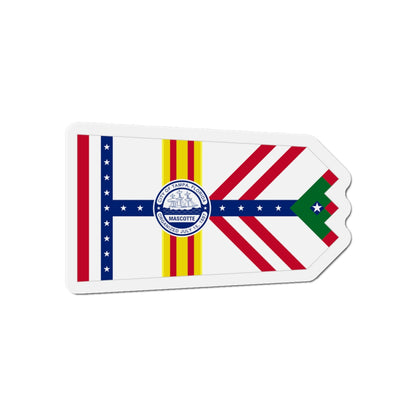 Flag of Tampa Florida - Die-Cut Magnet-6 × 6"-The Sticker Space