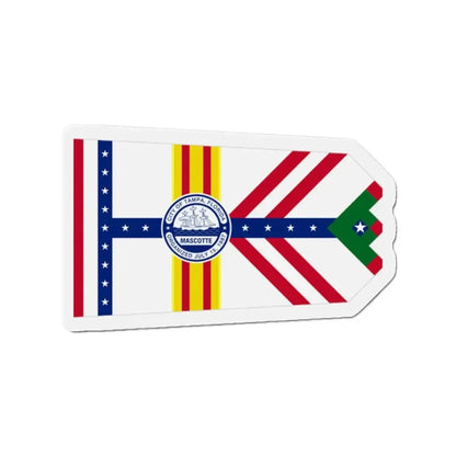 Flag of Tampa Florida - Refrigerator Magnet 2 Inch - The Sticker Space