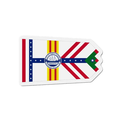 Flag of Tampa Florida - Refrigerator Magnet 5 Inch - The Sticker Space