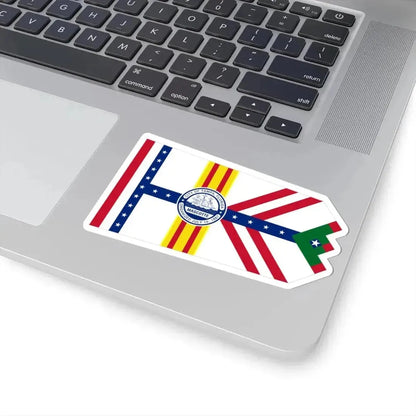 Flag of Tampa Florida (United States) STICKER Vinyl Kiss-Cut Decal - The Sticker Space