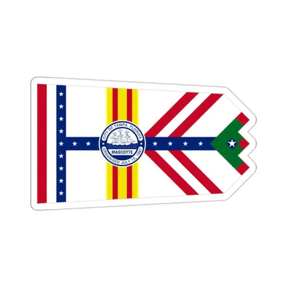 Flag of Tampa Florida USA STICKER Vinyl Die-Cut Decal 2 Inch - The Sticker Space