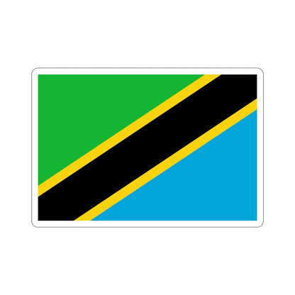 Flag of Tanzania STICKER Vinyl Die-Cut Decal-4 Inch-The Sticker Space