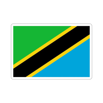 Flag of Tanzania STICKER Vinyl Die-Cut Decal-6 Inch-The Sticker Space