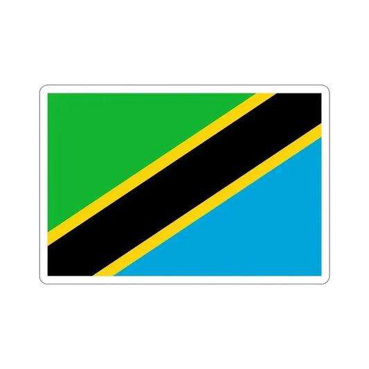 Flag of Tanzania STICKER Vinyl Die-Cut Decal 6 Inch - The Sticker Space