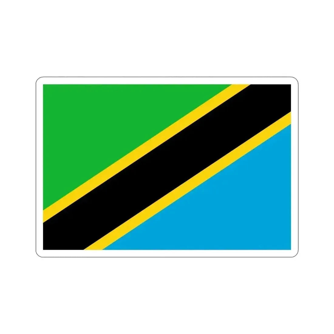 Flag of Tanzania STICKER Vinyl Die-Cut Decal - The Sticker Space