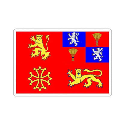 Flag of Tarn et Garonne France STICKER Vinyl Die-Cut Decal 6 Inch - The Sticker Space