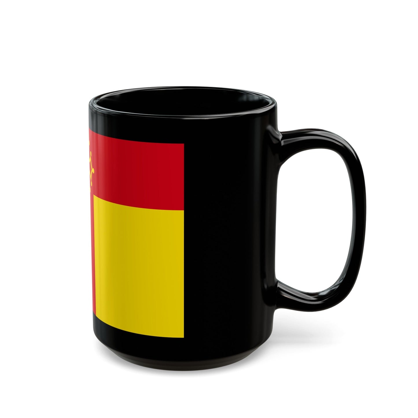 Flag of Tarn France - Black Coffee Mug-The Sticker Space