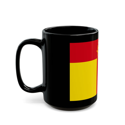 Flag of Tarn France - Black Coffee Mug-The Sticker Space