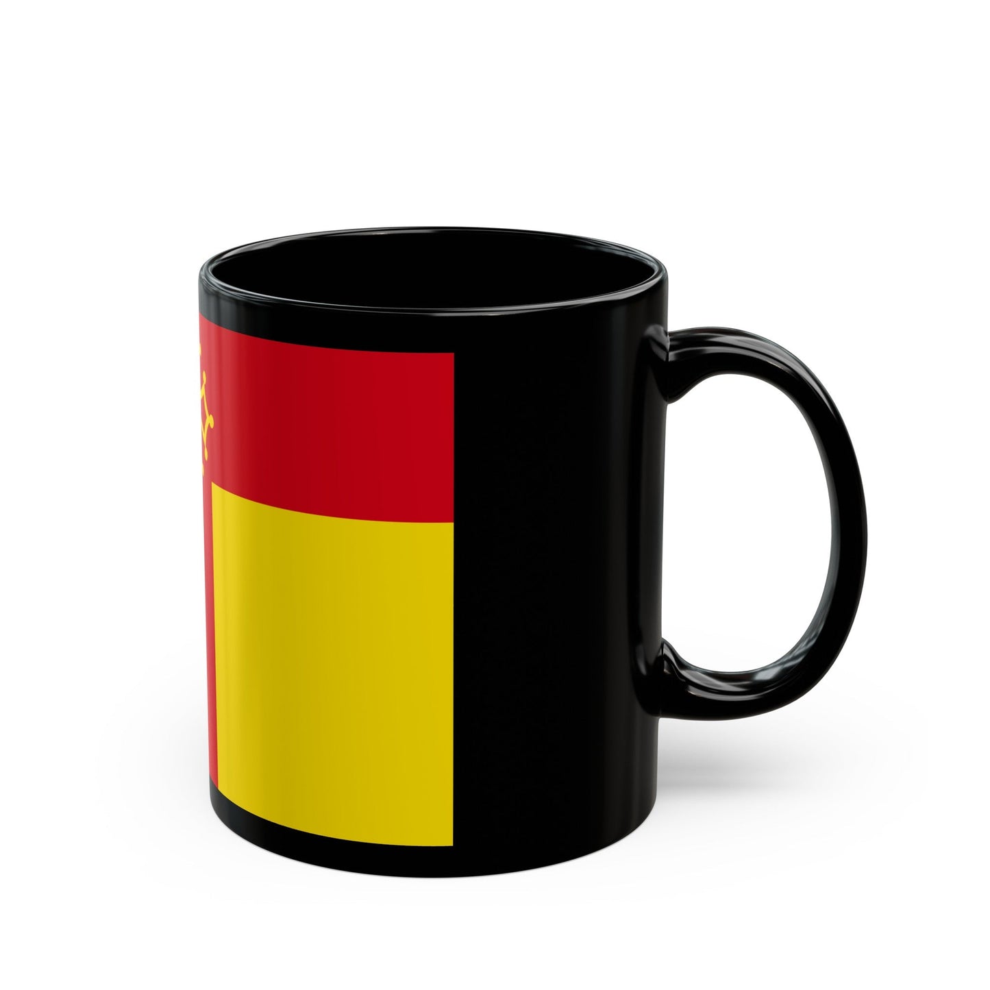 Flag of Tarn France - Black Coffee Mug-The Sticker Space