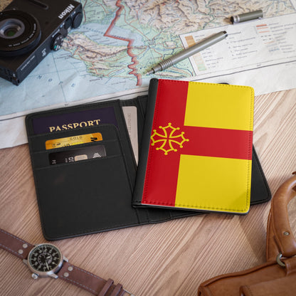 Flag of Tarn France - Passport Holder