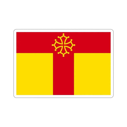 Flag of Tarn France STICKER Vinyl Die-Cut Decal 6 Inch - The Sticker Space