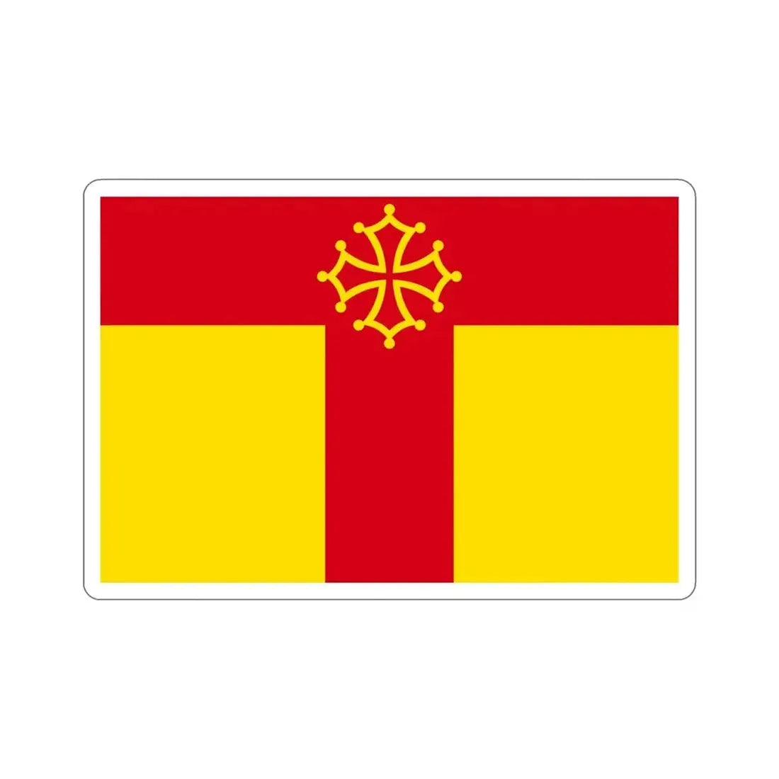 Flag of Tarn France STICKER Vinyl Die-Cut Decal - The Sticker Space