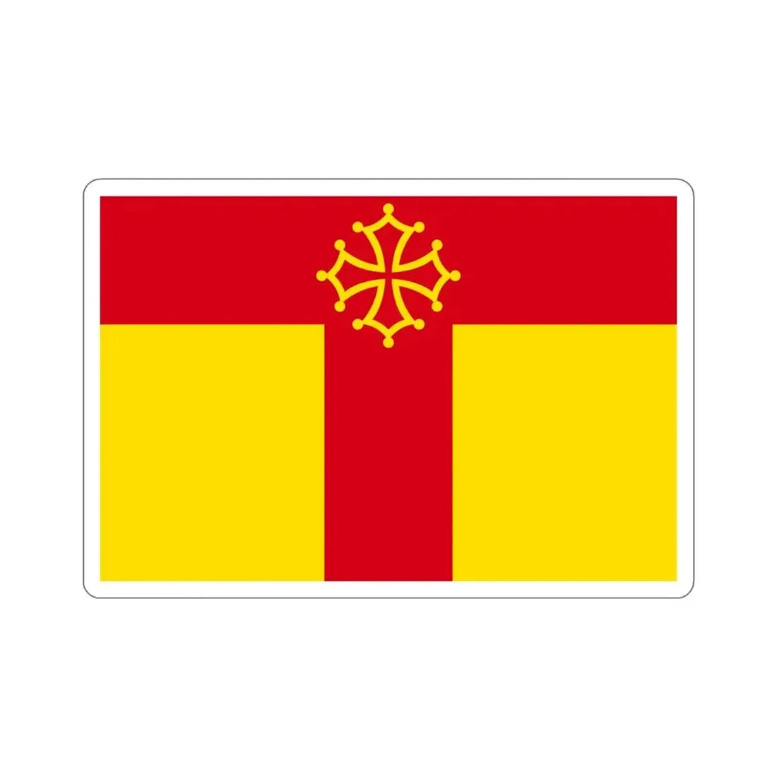 Flag of Tarn France STICKER Vinyl Die-Cut Decal - The Sticker Space