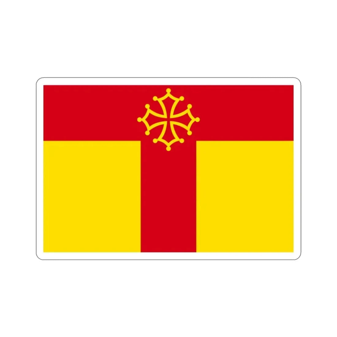 Flag of Tarn France STICKER Vinyl Die-Cut Decal - The Sticker Space