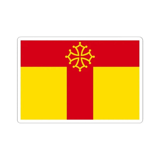 Flag of Tarn France - STICKER Vinyl Kiss-Cut Decal 2 Inch White - The Sticker Space