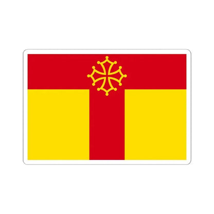 Flag of Tarn France - STICKER Vinyl Kiss-Cut Decal 6 Inch White - The Sticker Space