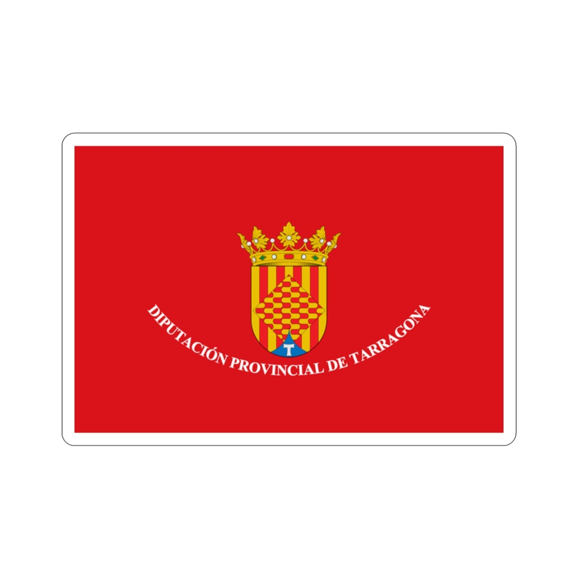 Flag of Tarragona Spain STICKER Vinyl Die-Cut Decal-2 Inch-The Sticker Space