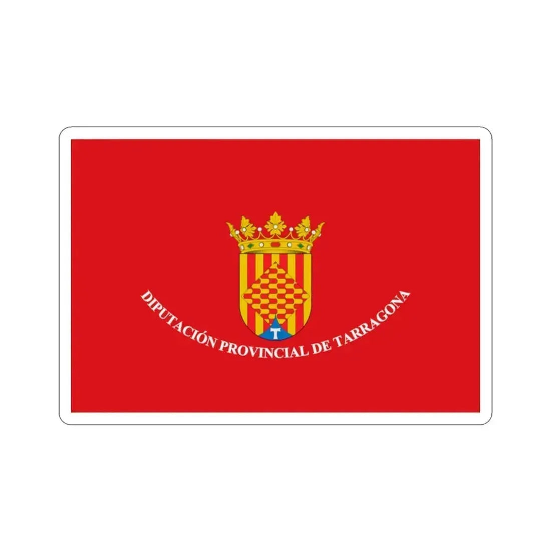 Flag of Tarragona Spain STICKER Vinyl Die-Cut Decal 2 Inch - The Sticker Space