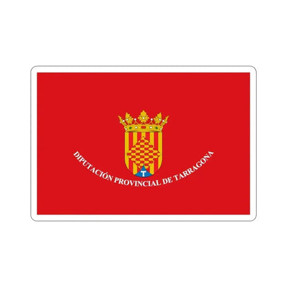 Flag of Tarragona Spain STICKER Vinyl Die-Cut Decal 4 Inch - The Sticker Space