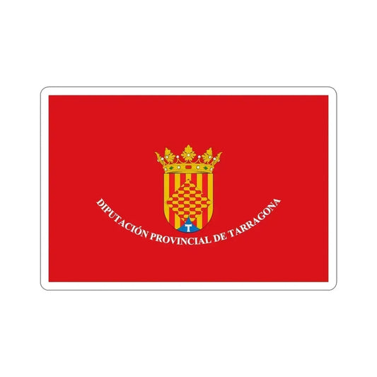 Flag of Tarragona Spain STICKER Vinyl Die-Cut Decal 6 Inch - The Sticker Space