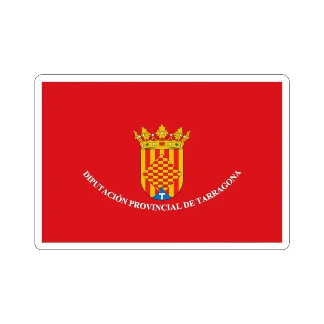 Flag of Tarragona Spain STICKER Vinyl Die-Cut Decal - The Sticker Space