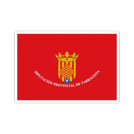 Flag of Tarragona Spain - STICKER Vinyl Kiss-Cut Decal 2 Inch White - The Sticker Space