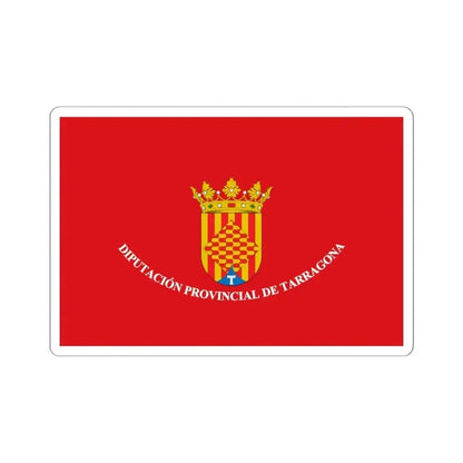 Flag of Tarragona Spain - STICKER Vinyl Kiss-Cut Decal 6 Inch White - The Sticker Space