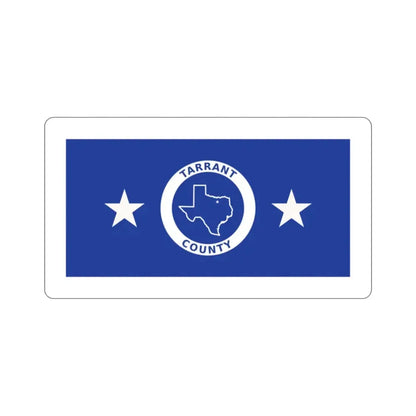 Flag of Tarrant County Texas STICKER Vinyl Die-Cut Decal 2 Inch - The Sticker Space