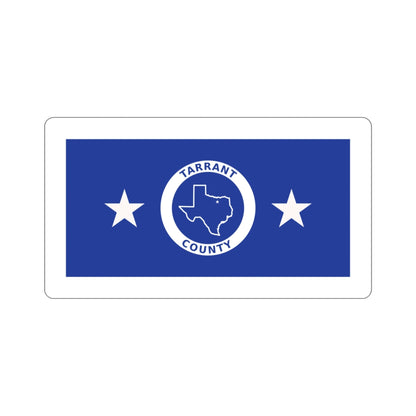 Flag of Tarrant County Texas STICKER Vinyl Die-Cut Decal-3 Inch-The Sticker Space