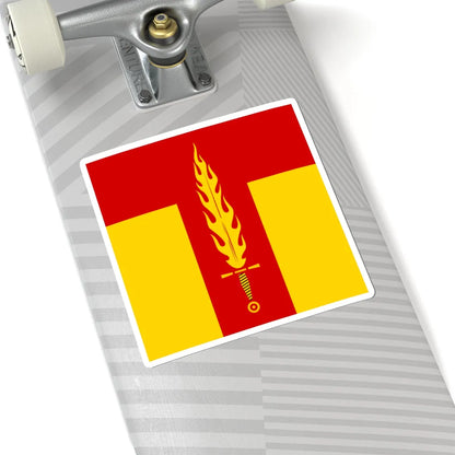 Flag of Tartakiv (Ukraine) STICKER Vinyl Kiss-Cut Decal - The Sticker Space