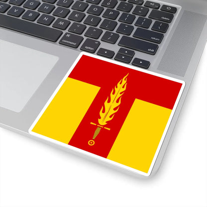 Flag of Tartakiv (Ukraine) STICKER Vinyl Kiss-Cut Decal - The Sticker Space