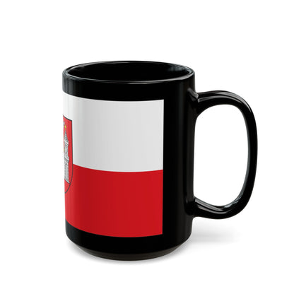 Flag of Tartu Estonia - Black Coffee Mug-The Sticker Space