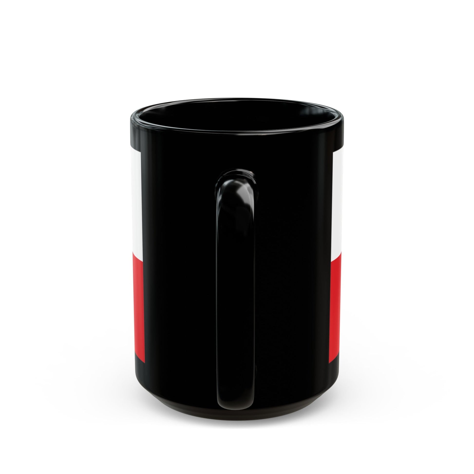 Flag of Tartu Estonia - Black Coffee Mug-The Sticker Space