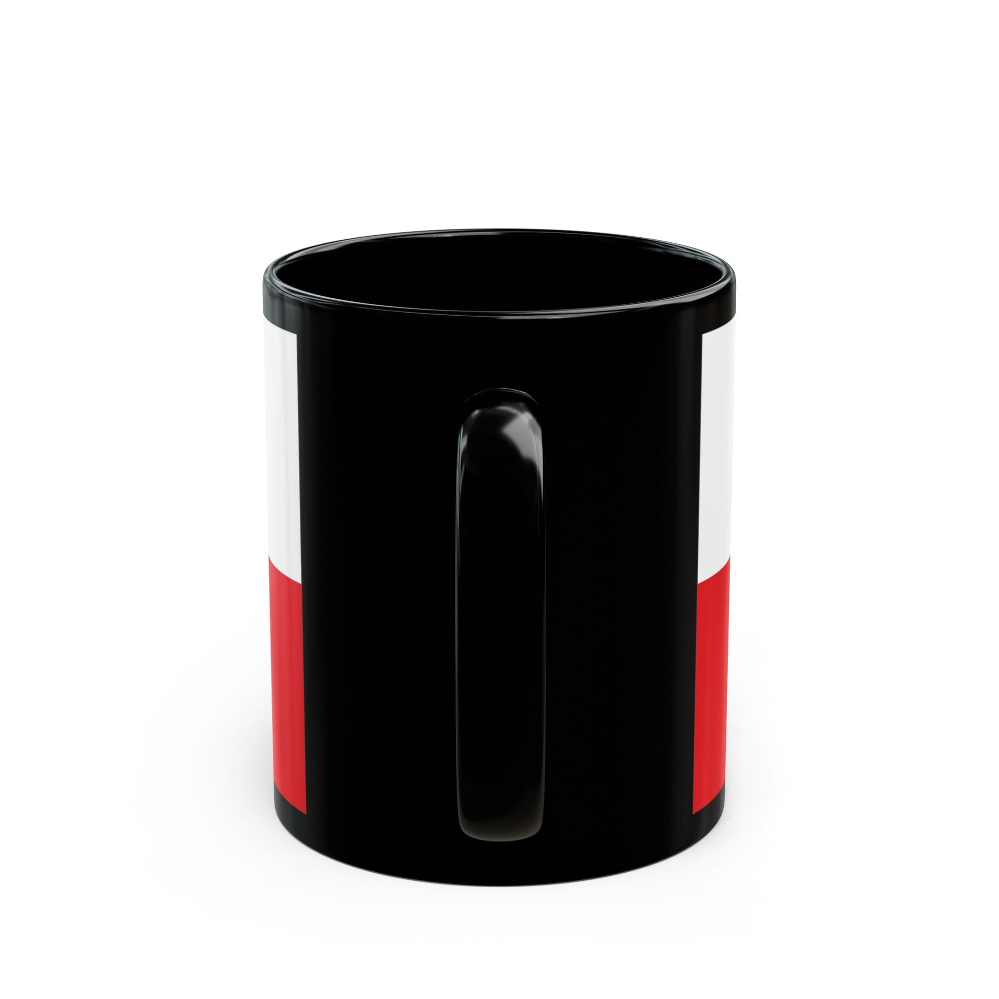 Flag of Tartu Estonia - Black Coffee Mug-The Sticker Space