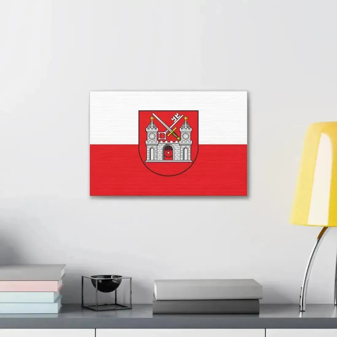 Flag of Tartu Estonia - Canvas Wall Art - The Sticker Space
